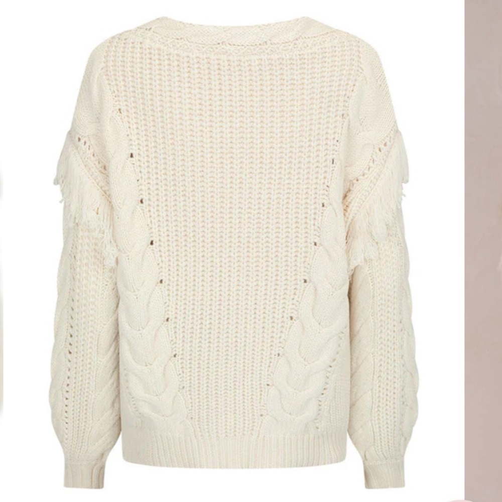 NWT Spell Nomadic Knit Jumper in Cloud size large - Picture 5 of 11